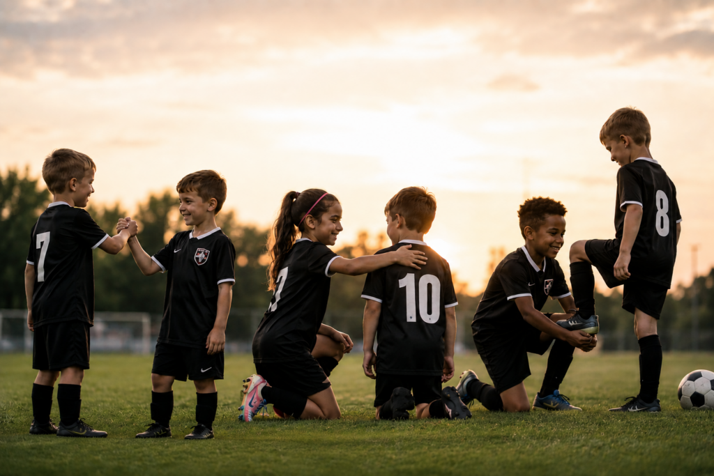 Beyond the field Character is built Through Soccer
